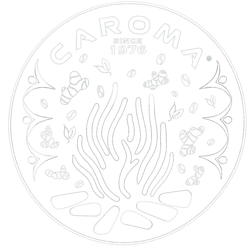 CAROMA Cafe Food Malaysia beverage manufacturer logo